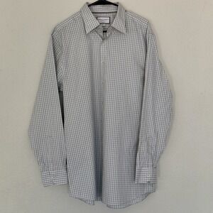 Charles Tyrwhitt‎ Men's 17-35" Non-Iron Extra Slim Fit 100% Cotton Shirt Green